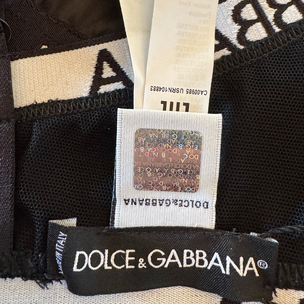 Dolce & Gabbana Satin Triangle Bra - Picture 6 of 8